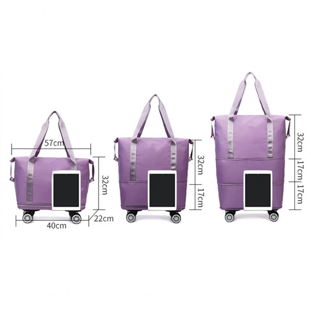 Expandable Travel Bag Expandab - đánh giá và giá Foldable Rolling Luggage Bag