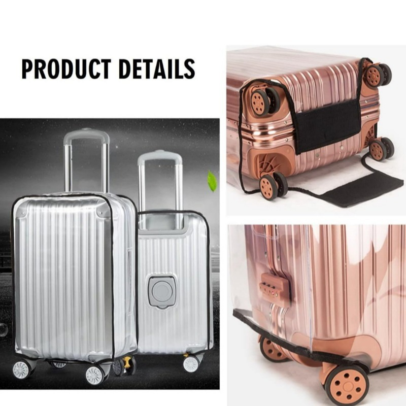 Waterproof Wheeled Suitcase Du - đánh giá và giá Luggage Protective Cover Transparent