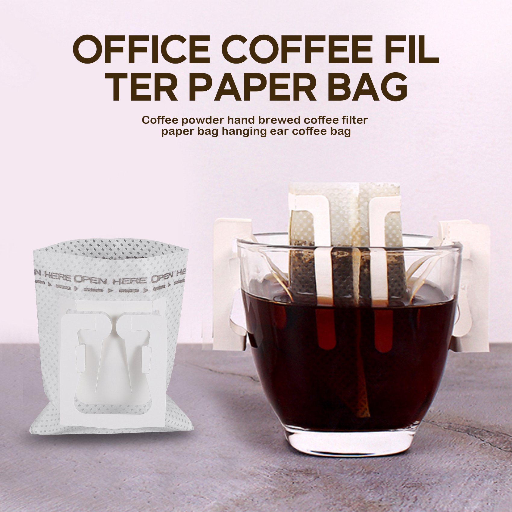 50Pcs / Pack Drip Coffee Filte - đánh giá và giá Travel Bags