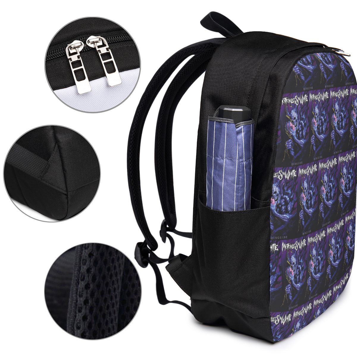 Motionless In White Backpack T - đánh giá và giá Travel Bags