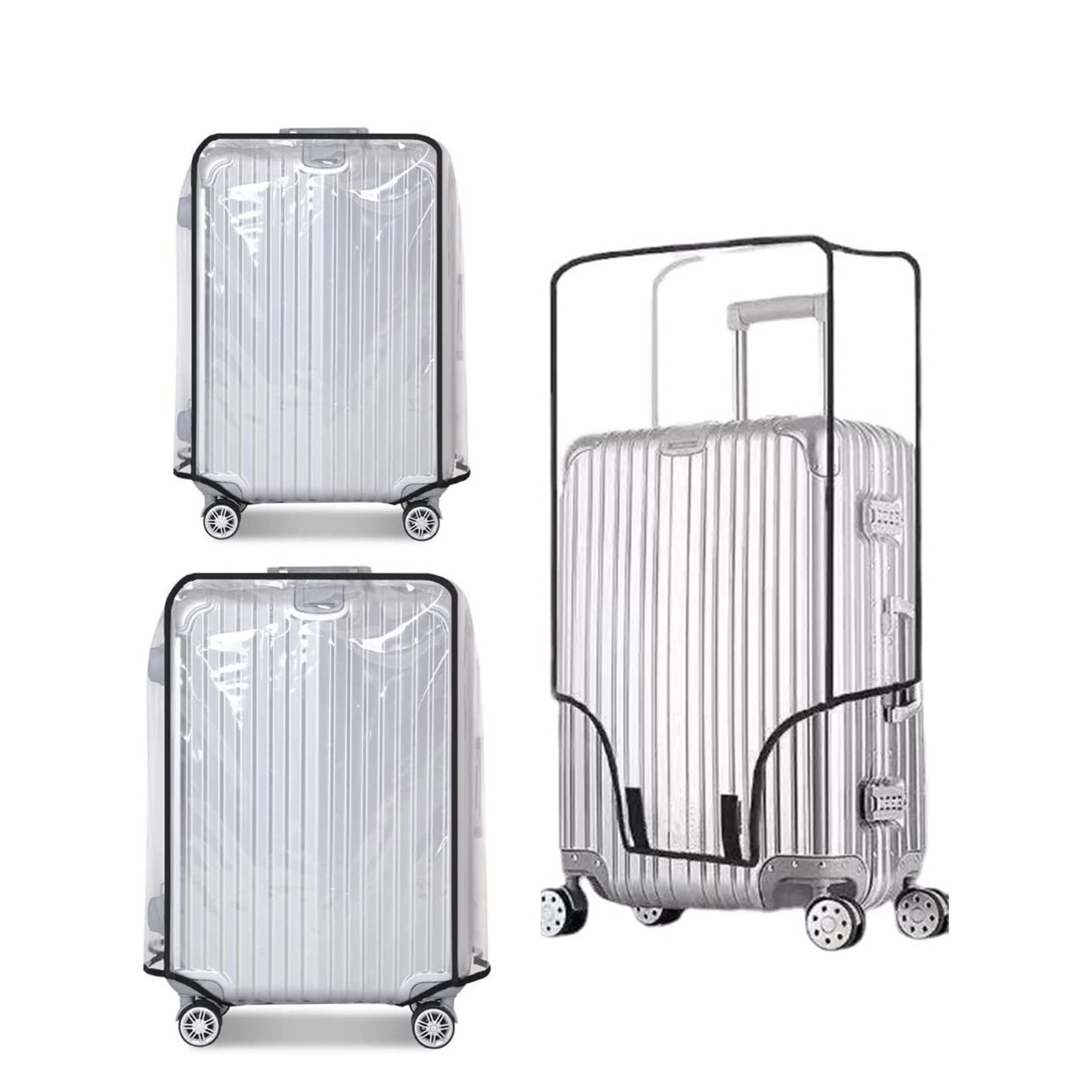 New Full Transparent Luggage P - đánh giá và giá Waterproof Suitcase Cover Protector
