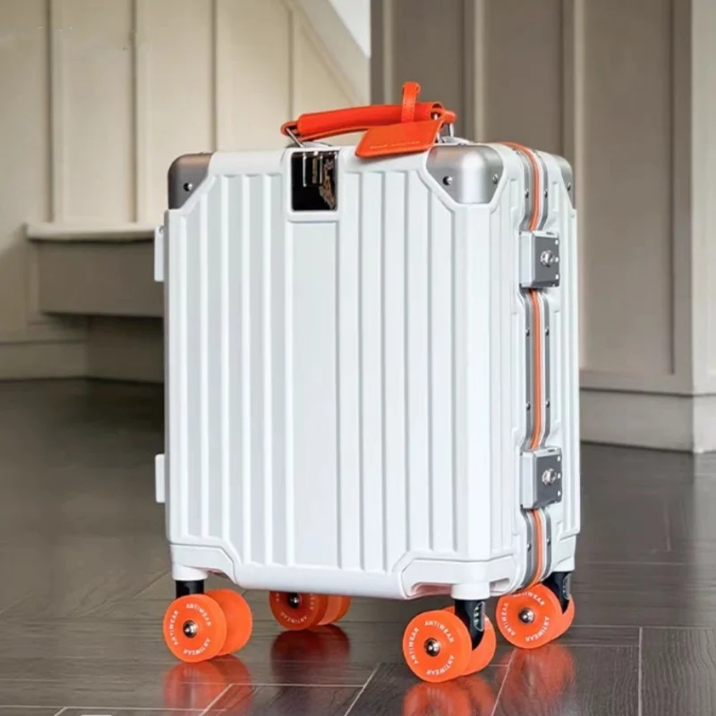 14‘’ Rolling Luggage Lightweig - đánh giá và giá Aluminum Frame Carry On Luggage
