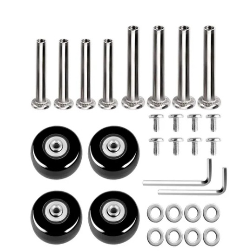 2Pcs Replace Wheels With Screw - đánh giá và giá Silent Replacement Luggage Wheels