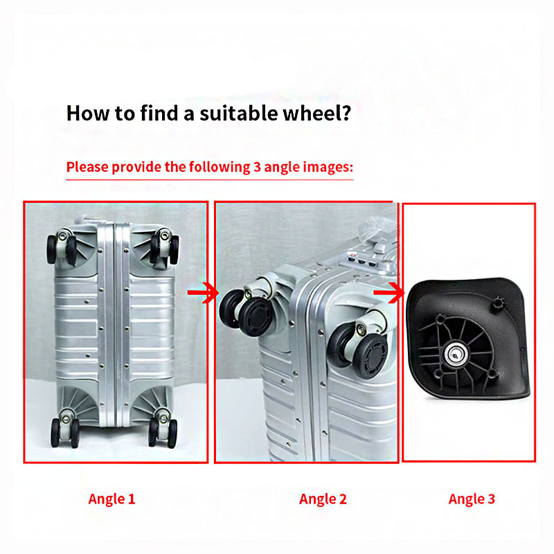 Wheels for cloth Luggage V56/V - đánh giá và giá Silent Replacement Luggage Wheels