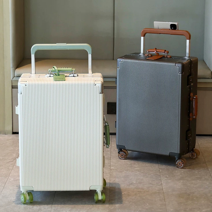 Wide-handle Suitcase with Roll - đánh giá và giá Spinner Wheel Rolling Suitcase 20 Inch