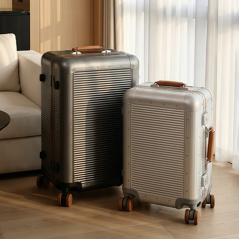 Large fashion aluminum-frame t - đánh giá và giá Aluminum Frame Carry On Luggage