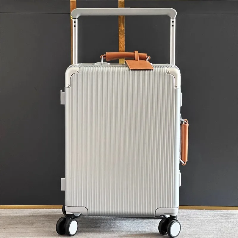 Suitcase Wide Handle Travel Su - đánh giá và giá Aluminum Frame Carry On Luggage